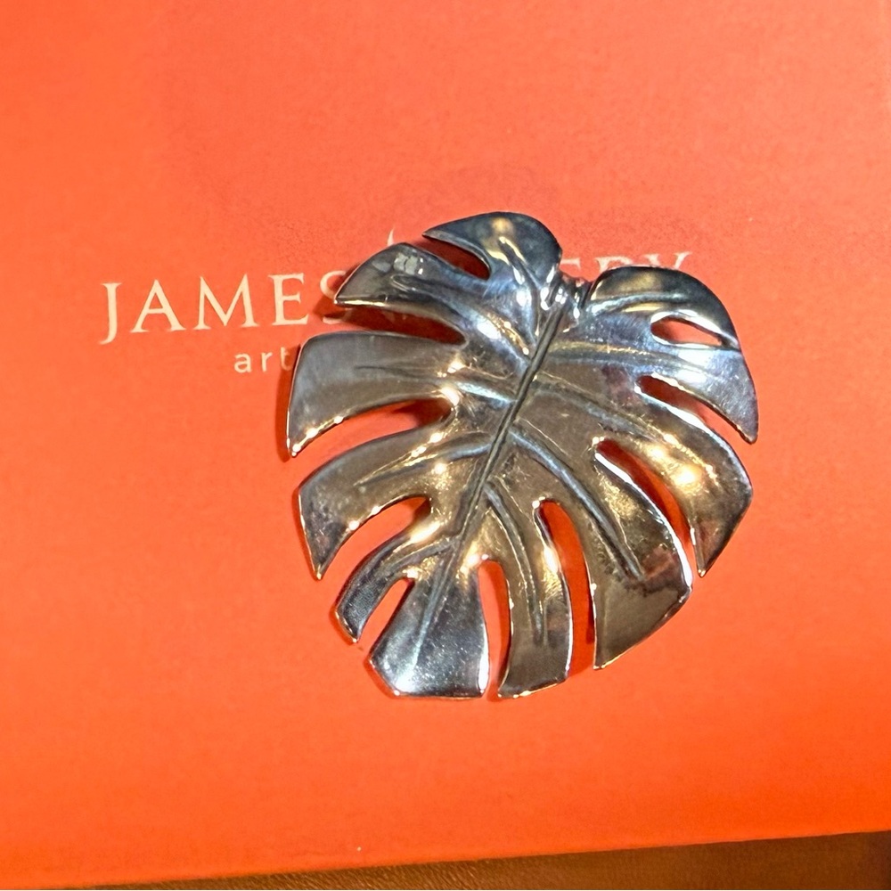 James Avery Rare Retired Sterling Silver Monstera Leaf Pendant